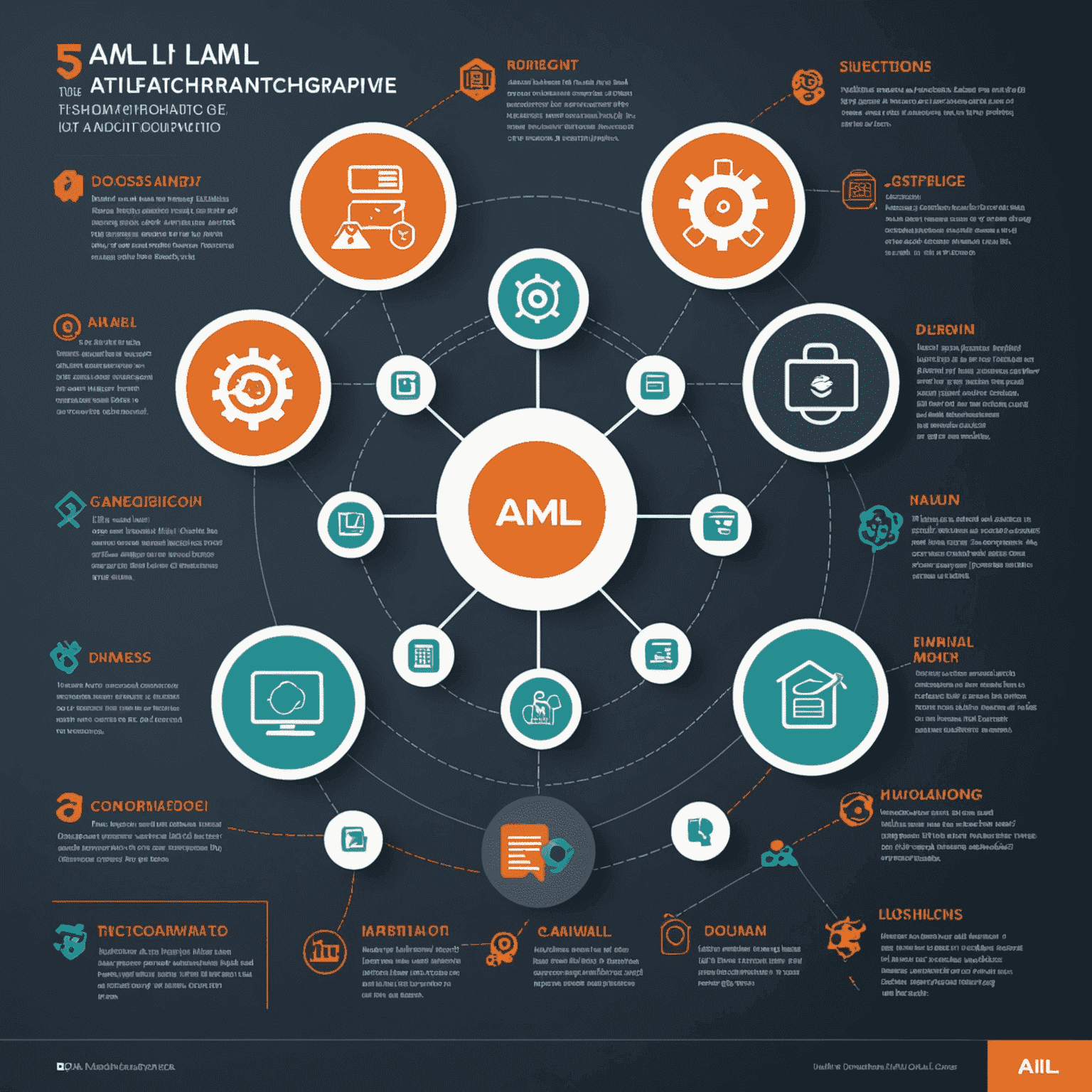 Infographic showing the evolution of AML technology, from manual processes to AI-driven solutions